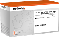 Prindo PRTBTN242BKTWIN zestaw czarny