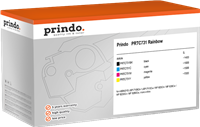 Prindo PRTC731 Rainbow Schwarz / Cyan / Magenta / Gelb Value Pack