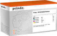 Prindo PRTHPCB540A Rainbow zwart / cyan / magenta / geel value pack