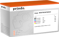 Prindo PRTKYTK5140 Rainbow Noir(e) / Cyan / Magenta / Jaune Value Pack
