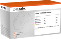 Prindo PRTR406094 Rainbow Noir(e) / Cyan / Magenta / Jaune Value Pack