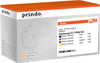 Prindo PRTSCLTP4072C Rainbow nero / ciano / magenta / giallo Value Pack