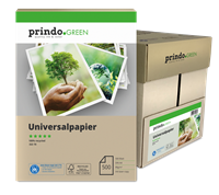 Prindo Recycling Universal-Kopierpapier rauchweiß A4 Weiss