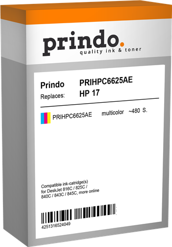 Prindo 17 várias cores Cartucho de tinta