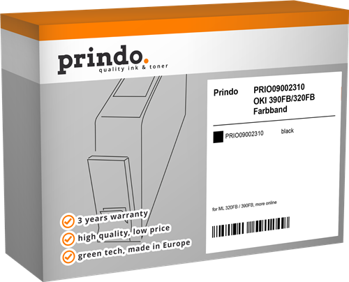 Prindo Basic Fita de tinta Preto