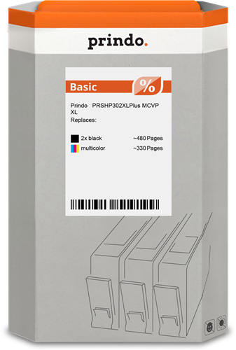 Prindo OfficeJet 3833 All-in-One PRSHP302XLPlus MCVP