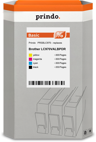 Prindo Basic Pack Preto / Cyan / Magenta / Amarelo