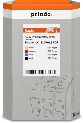 Prindo Basic Pack Preto / Cyan / Magenta / Amarelo