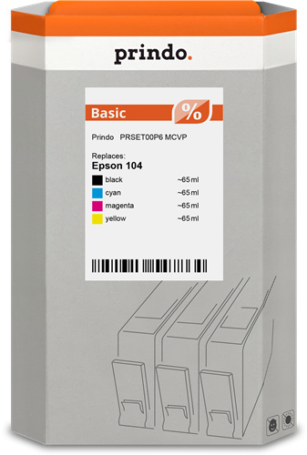 Prindo Basic Pack Preto / Cyan / Magenta / Amarelo