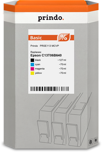 Prindo Basic Pack Preto / Cyan / Magenta / Amarelo