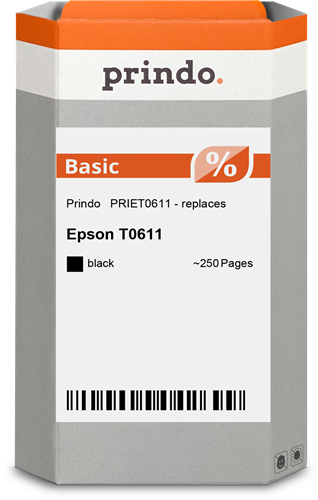 Prindo Basic Preto Cartucho de tinta