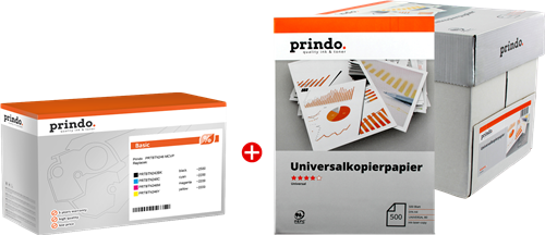 Prindo Basic Preto / Cyan / Magenta / Amarelo Value Pack