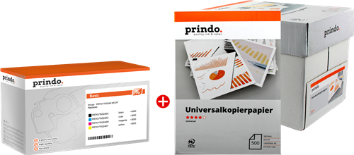 Prindo Basic Preto / Cyan / Magenta / Amarelo Value Pack