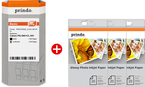 Prindo Basic Preto / várias cores / Branco Value Pack