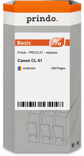 Prindo Basic více barev Inkoustovou kazetu