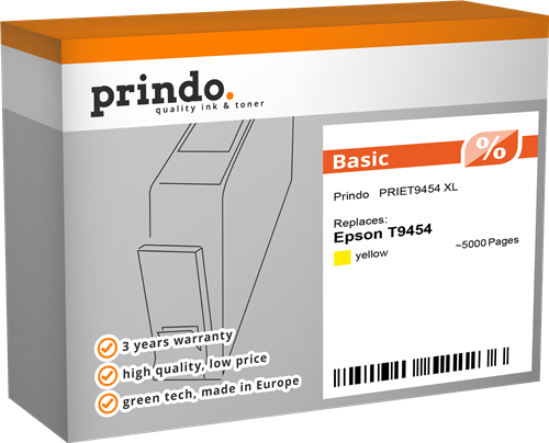 Prindo Basic XL Amarelo Cartucho de tinta