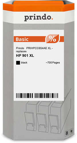 Prindo Basic XL Černá Inkoustovou kazetu