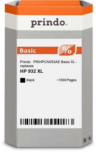 Prindo Basic XL Černá Inkoustovou kazetu