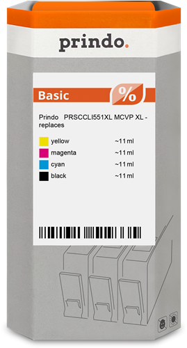 Prindo Basic XL Multipack negro / cian / magenta / amarillo