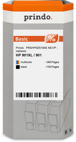 Prindo Basic XL Multipack negro / varios colores