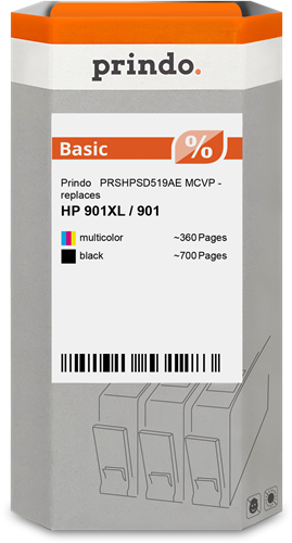 Prindo Basic XL Pack Preto / várias cores