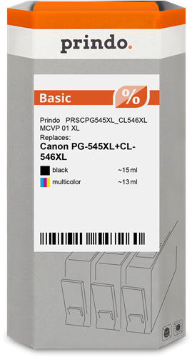 Prindo Basic XL Pack Preto / várias cores