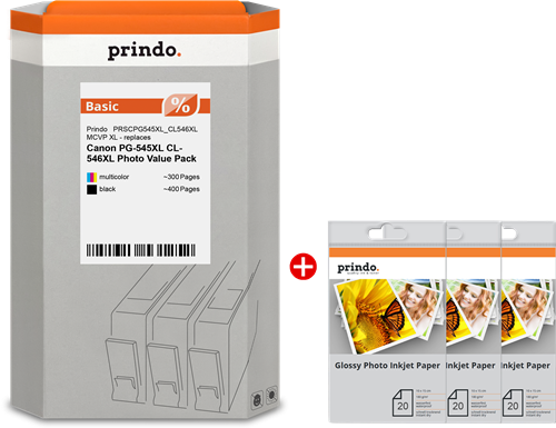 Prindo Basic XL Preto / várias cores Value Pack