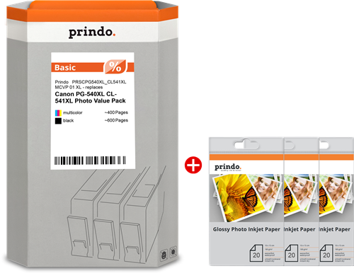 Prindo Basic XL Preto / várias cores Value Pack