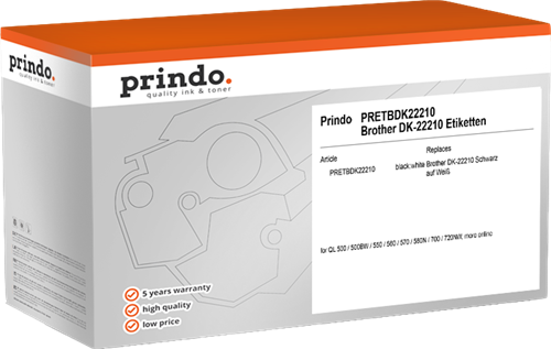 Prindo QL-810W PRETBDK22210