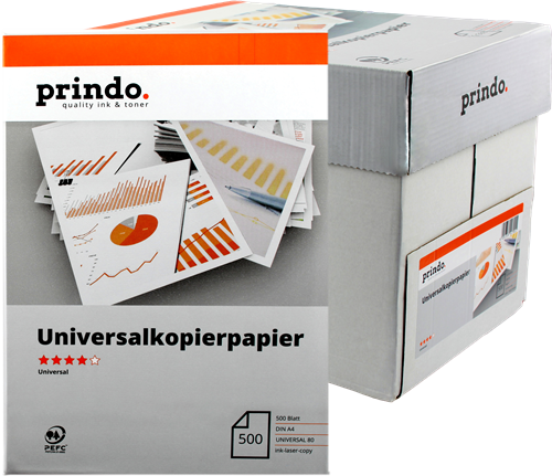 Prindo Carta universale Bianco