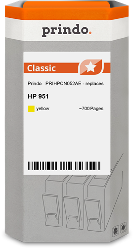 Prindo Classic Amarelo Cartucho de tinta