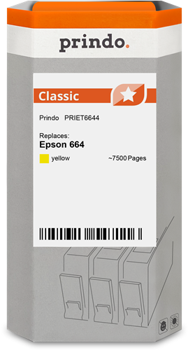 Prindo Classic Amarelo Cartucho de tinta