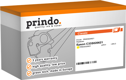 Prindo Classic Amarelo Cartucho de tinta