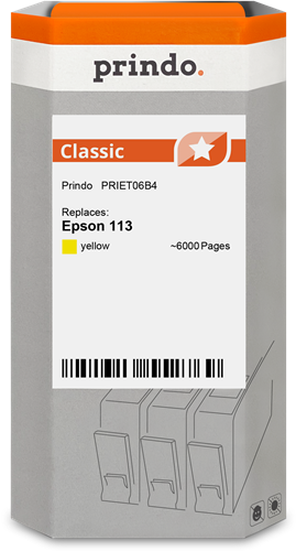 Prindo Classic Amarelo Cartucho de tinta