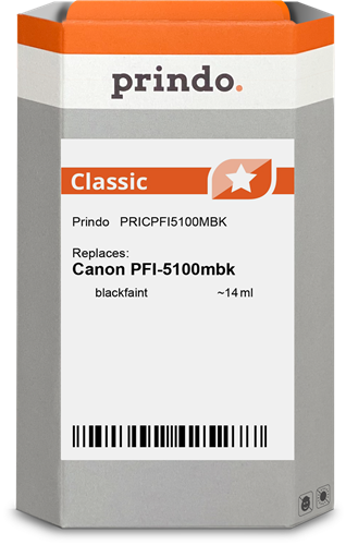 Prindo Classic Black (matt) ink cartridge