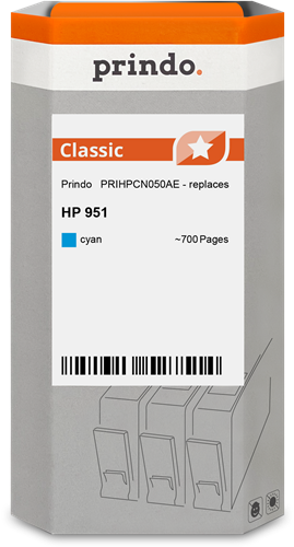 Prindo Classic Cyan Cartucho de tinta