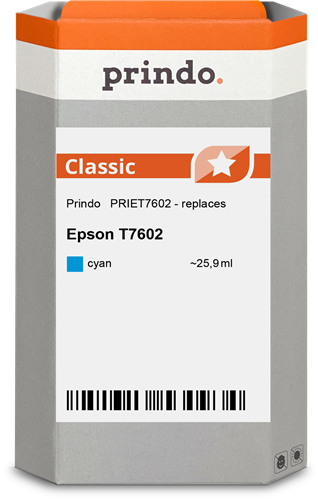 Prindo Classic Cyan Cartucho de tinta