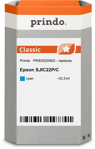Prindo Classic Cyan Cartucho de tinta