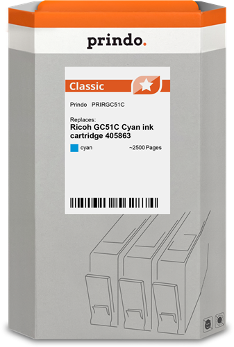 Prindo Classic Cyan Cartucho de tinta