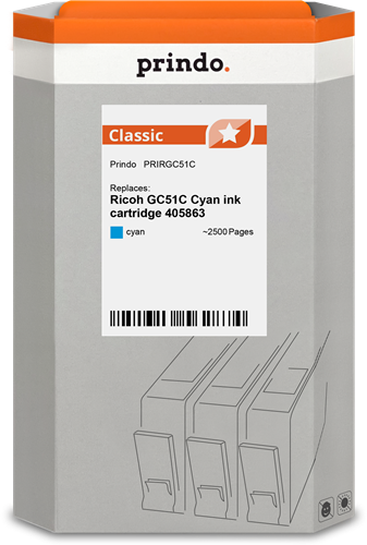 Prindo Classic cyan ink cartridge