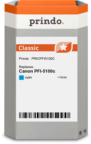 Prindo Classic cyan ink cartridge