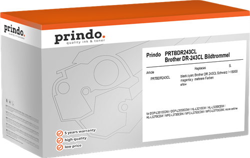 Prindo Classic Fotocondutor Preto / Cyan / Magenta / Amarelo