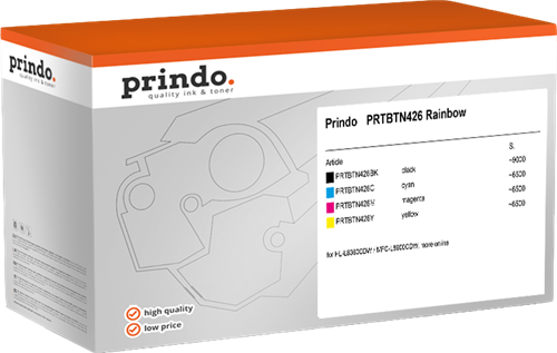 Prindo PRTBTN426 Rainbow