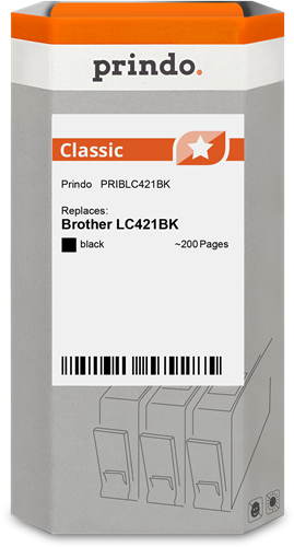 Brother LC421BK - Noir - original - cartouche d'encre - pour