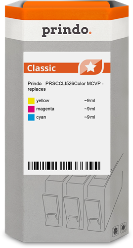 Prindo Classic Pack Cyan / Magenta / Amarelo