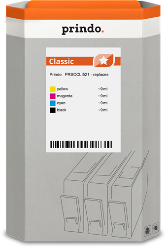 Prindo Classic Pack Preto / Cyan / Magenta / Amarelo