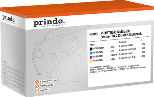 Prindo Classic Pack Preto / Cyan / Magenta / Amarelo