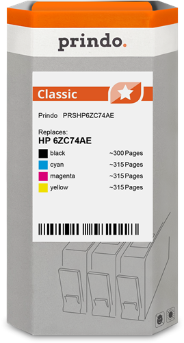 Prindo Classic Pack Preto / Cyan / Magenta / Amarelo