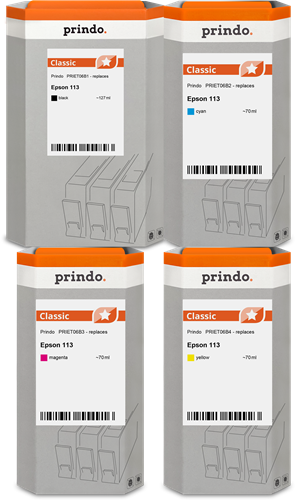 Prindo Classic Pack Preto / Cyan / Magenta / Amarelo