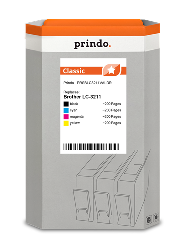 Prindo Classic Pack Preto / Cyan / Magenta / Amarelo